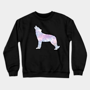 Space Wolf Pastel Crewneck Sweatshirt